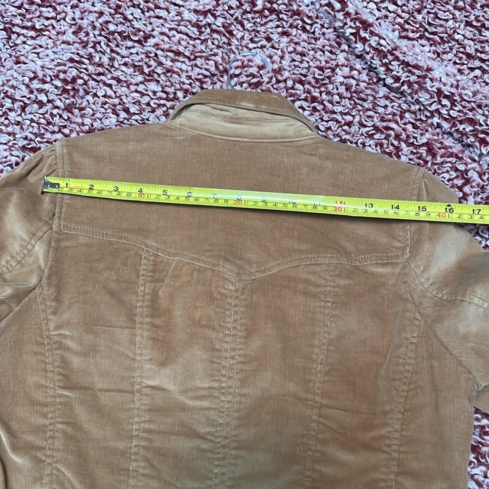 Vintage Y2K Women's Brown Corduroy Jacket - Picture 16 of 16